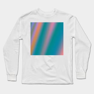 blue green red pink abstract texture background pattern Long Sleeve T-Shirt